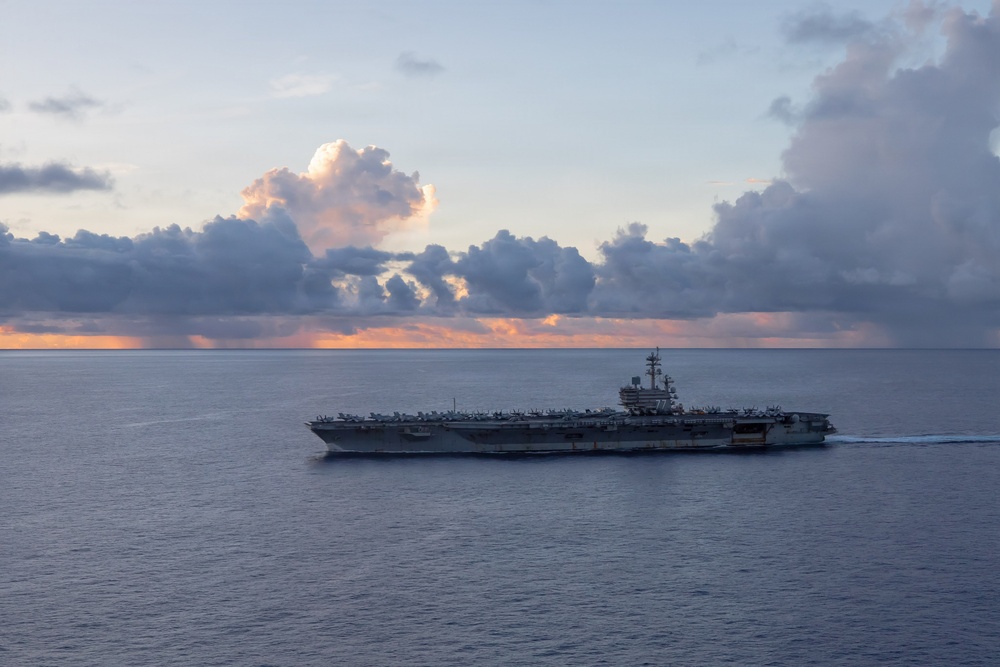 USS George H.W. Bush (CVN 77) Transits the U.S. Central Command Area of Responsibility