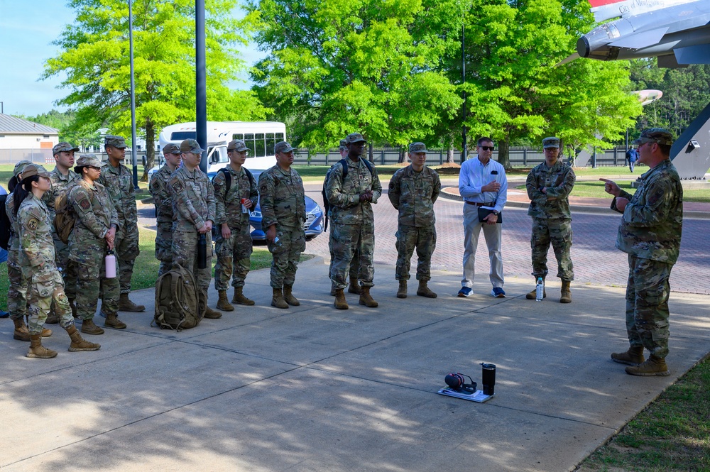 LEAP Scholars integrate with the 187th Fighter Wing