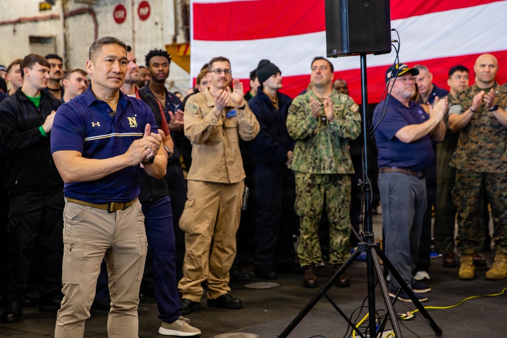 Acting Secretary of the Navy Visits USS Gerald R. Ford (CVN 78)