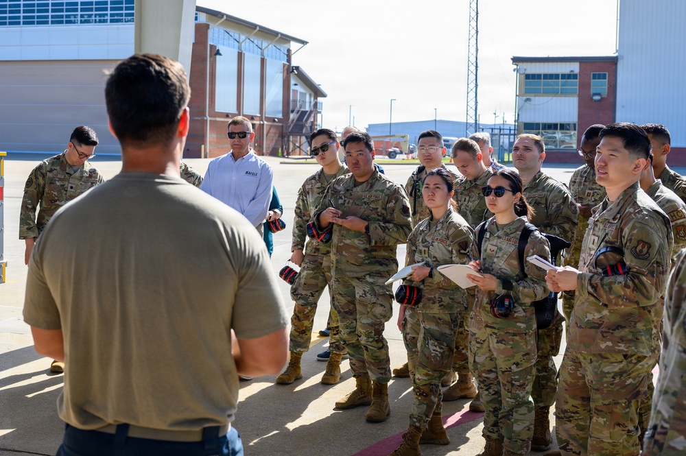 LEAP Scholars integrate with the 187th Fighter Wing