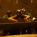 Nighttime Aircraft Maintenance Aboard USS George H.W. Bush (CVN 77)