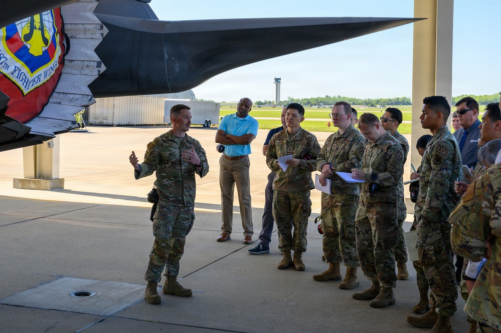 LEAP Scholars integrate with the 187th Fighter Wing