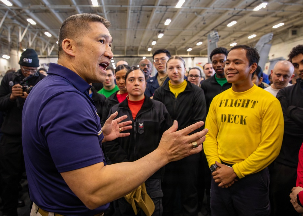Acting Secretary of the Navy Visits USS Gerald R. Ford (CVN 78)