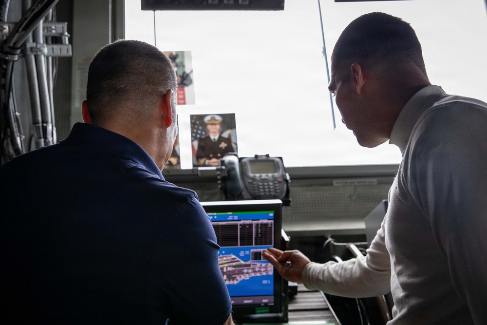 Acting Secretary of the Navy Visits USS Gerald R. Ford (CVN 78)