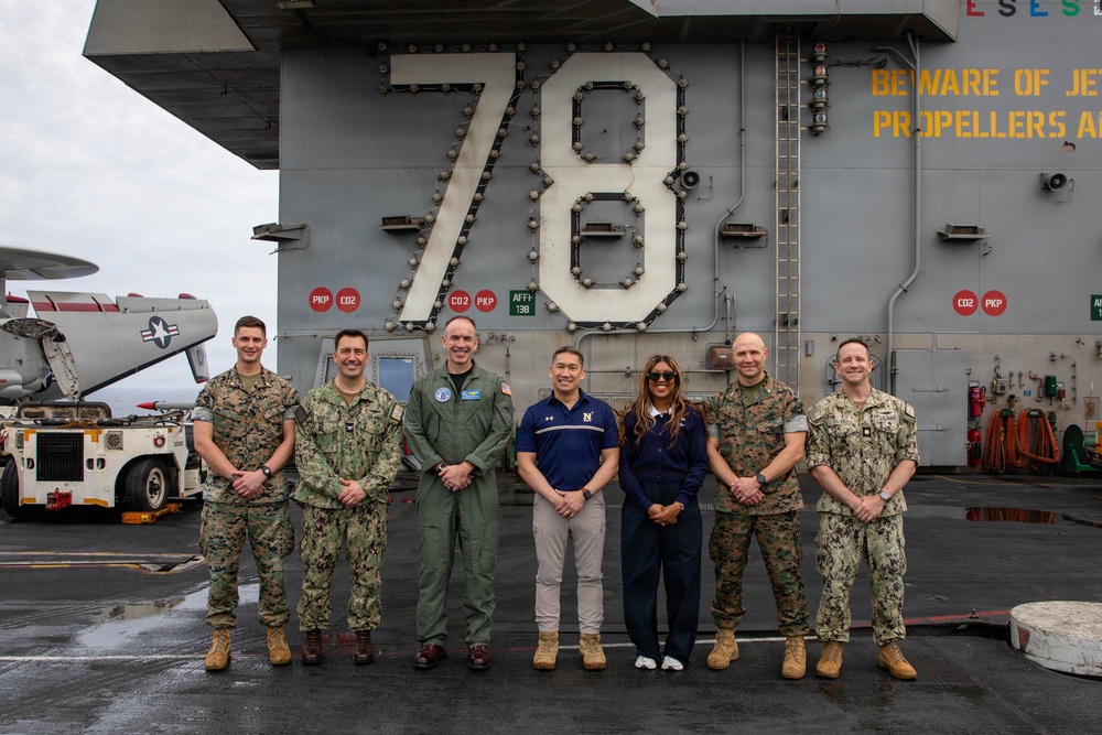 Acting Secretary of the Navy Visits USS Gerald R. Ford (CVN 78)
