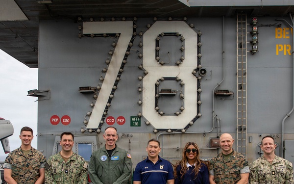 Acting Secretary of the Navy Visits USS Gerald R. Ford (CVN 78)