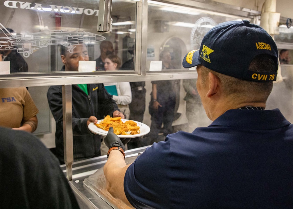 Acting Secretary of the Navy Visits USS Gerald R. Ford (CVN 78)