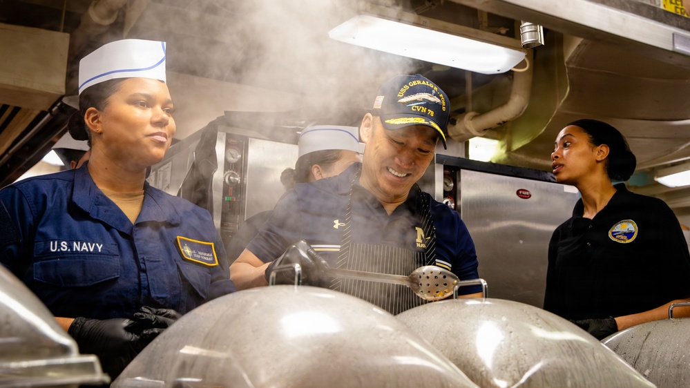 Acting Secretary of the Navy Visits USS Gerald R. Ford (CVN 78)