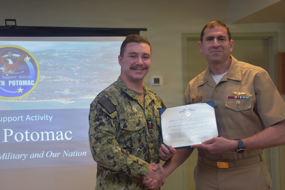 NSASP Command Assembly Honors Civilian High Achievers, Sailors