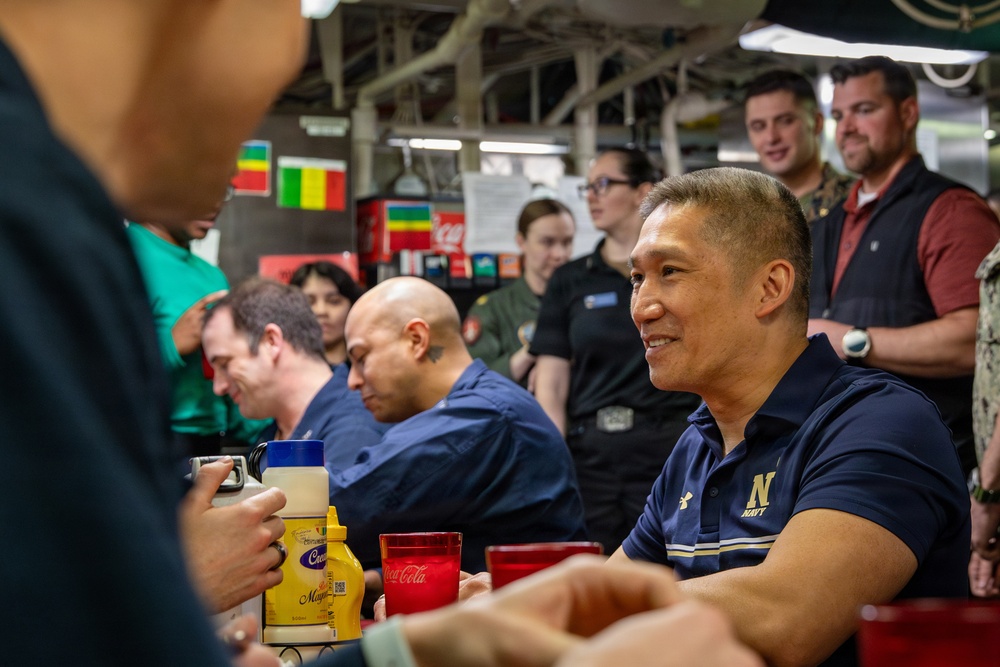 Acting Secretary of the Navy Visits USS Gerald R. Ford (CVN 78)