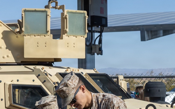 MCAGCC Marines Participate in 29 Palms Elementary School Month of Military Child