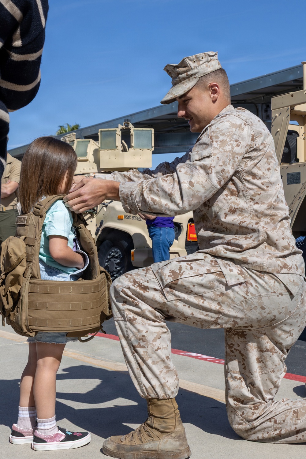 MCAGCC Marines Participate in 29 Palms Elementary School Month of Military Child v