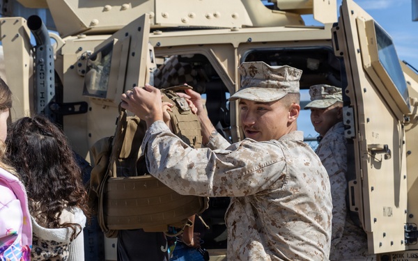 MCAGCC Marines Participate in 29 Palms Elementary School Month of Military Child v