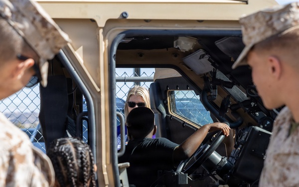 MCAGCC Marines Participate in 29 Palms Elementary School Month of Military Child v