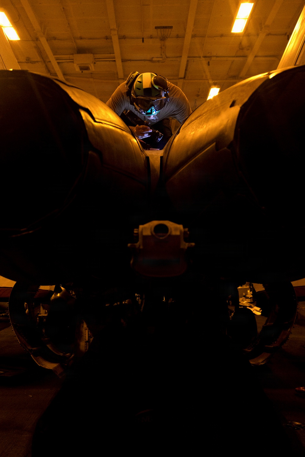 Aircraft Maintenance Aboard USS George H.W. Bush (CVN 77)