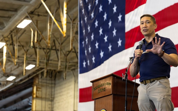Acting Secretary of the Navy Visits USS Gerald R. Ford (CVN 78)