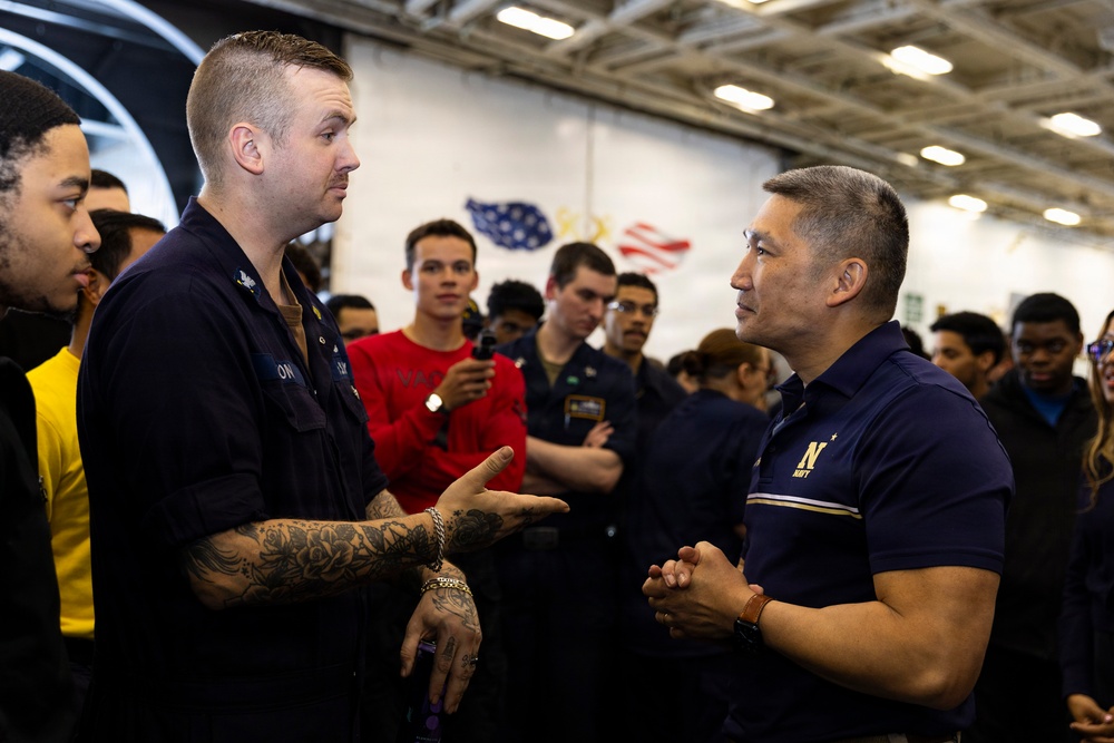 Acting Secretary of the Navy Visits USS Gerald R. Ford (CVN 78)