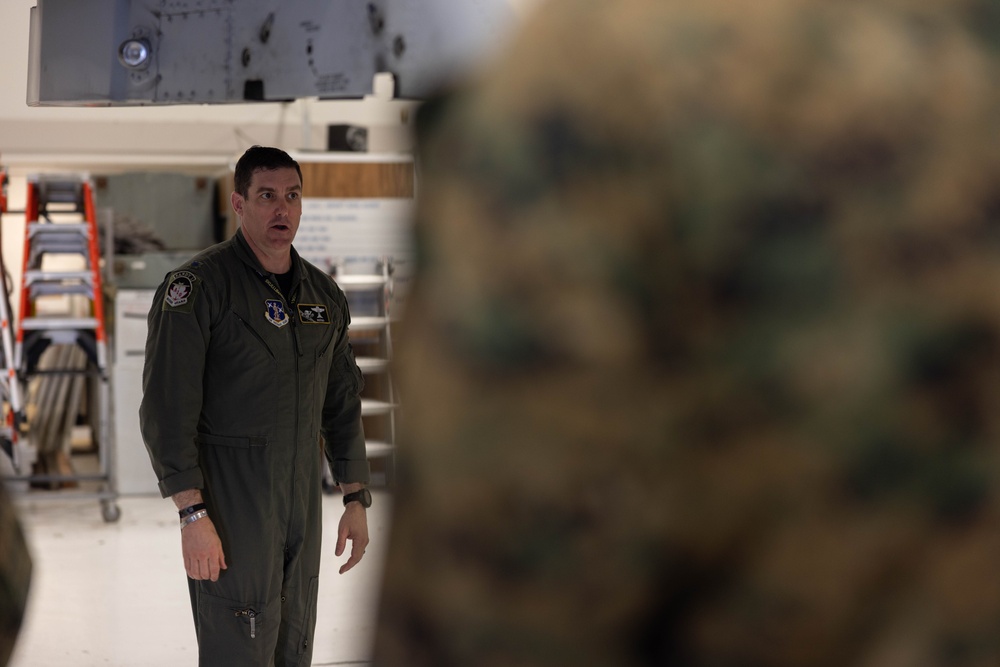 U.S. Marines with 1st Marine Division participate in A-10 Thunderbolt II “Warthog” familiarization
