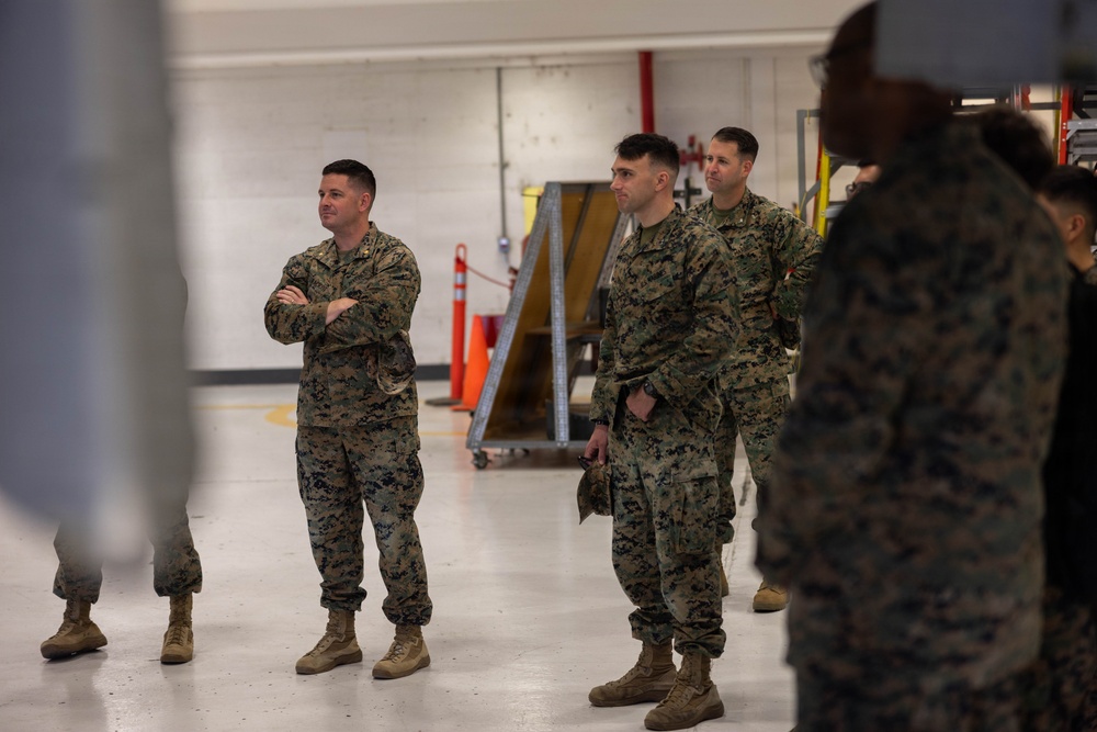 U.S. Marines with 1st Marine Division participate in A-10 Thunderbolt II “Warthog” familiarization