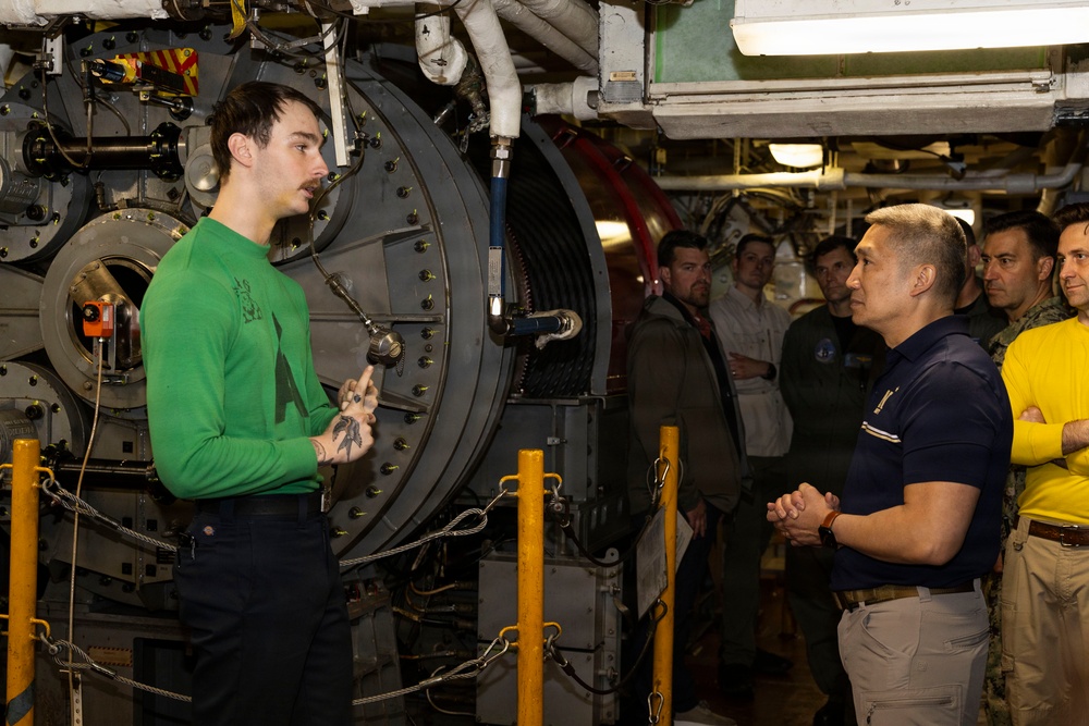 Acting Secretary of the Navy Visits USS Gerald R. Ford (CVN 78)