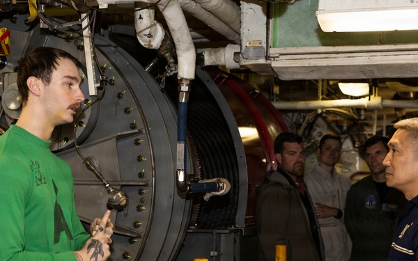 Acting Secretary of the Navy Visits USS Gerald R. Ford (CVN 78)