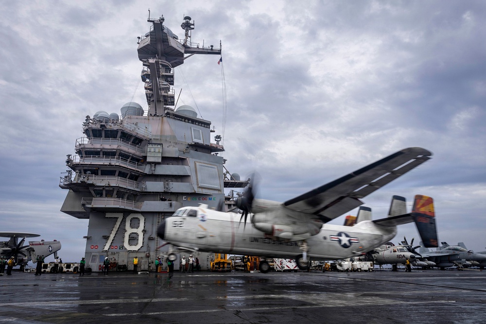 Acting Secretary of the Navy Visits USS Gerald R. Ford (CVN 78)