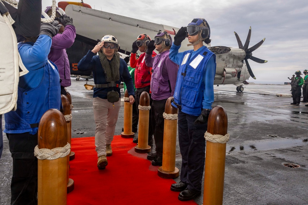 Acting Secretary of the Navy Visits USS Gerald R. Ford (CVN 78)