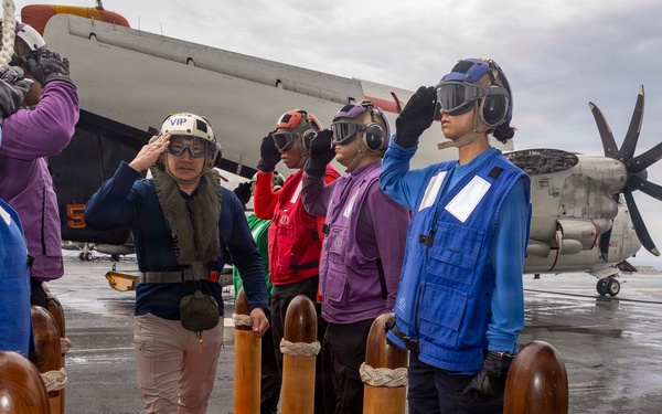 Acting Secretary of the Navy Visits USS Gerald R. Ford (CVN 78)