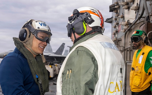 Acting Secretary of the Navy Visits USS Gerald R. Ford (CVN 78)