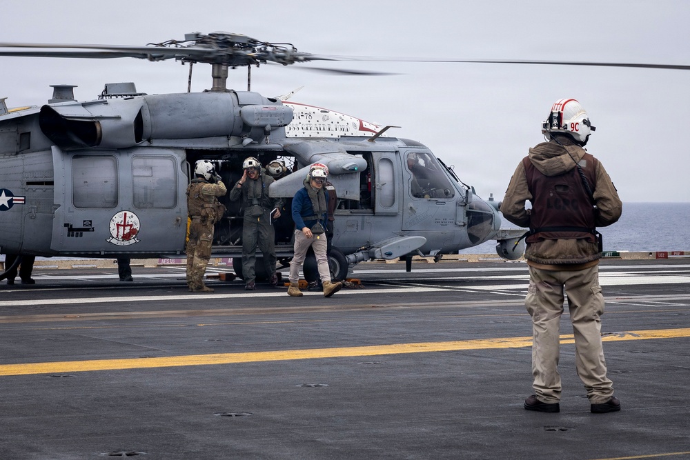 Acting Secretary of the Navy Visits USS Gerald R. Ford (CVN 78)
