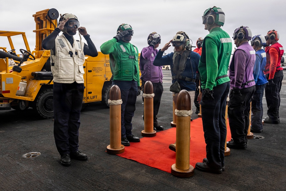 Acting Secretary of the Navy Visits USS Gerald R. Ford (CVN 78)