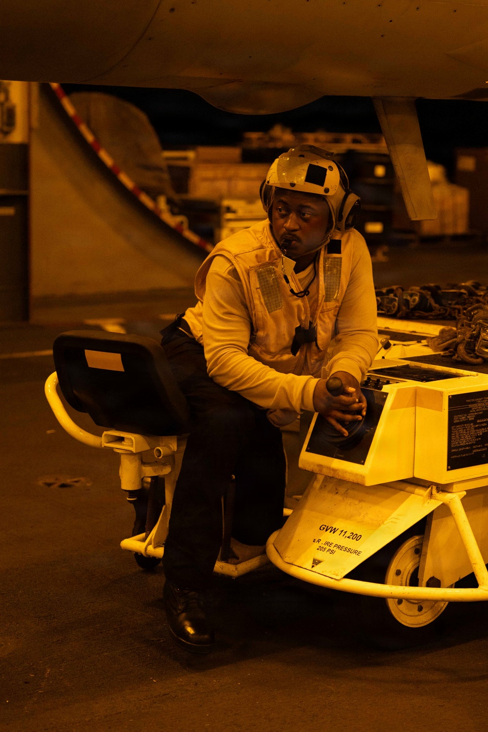Nighttime Aircraft Movement Aboard USS George H.W. Bush (CVN 77)