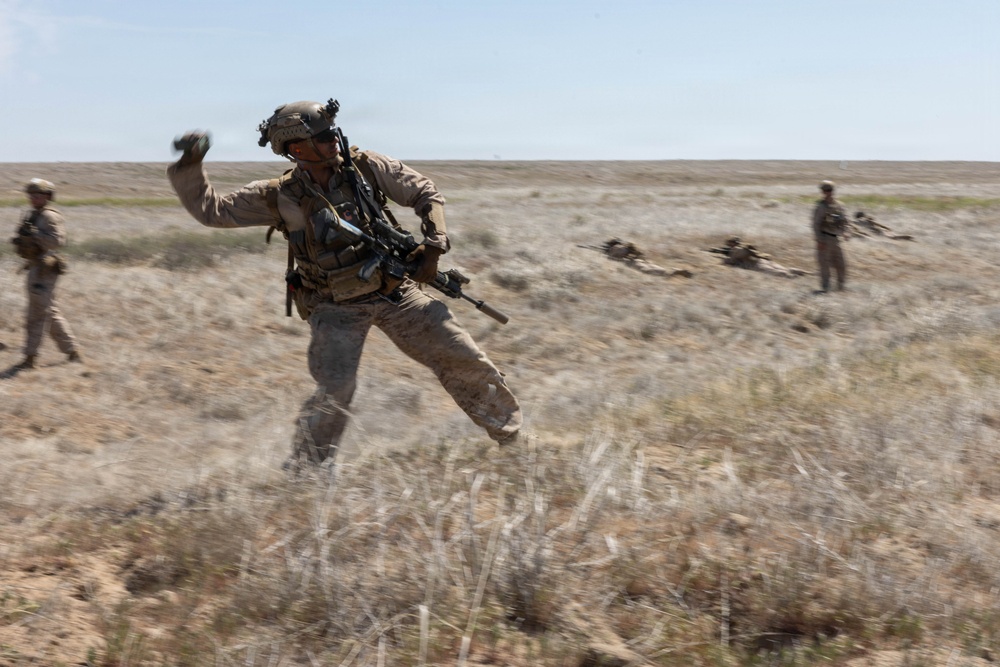 Exercise Garnet Rattler: Marines coordinate close air support, conduct urban assault