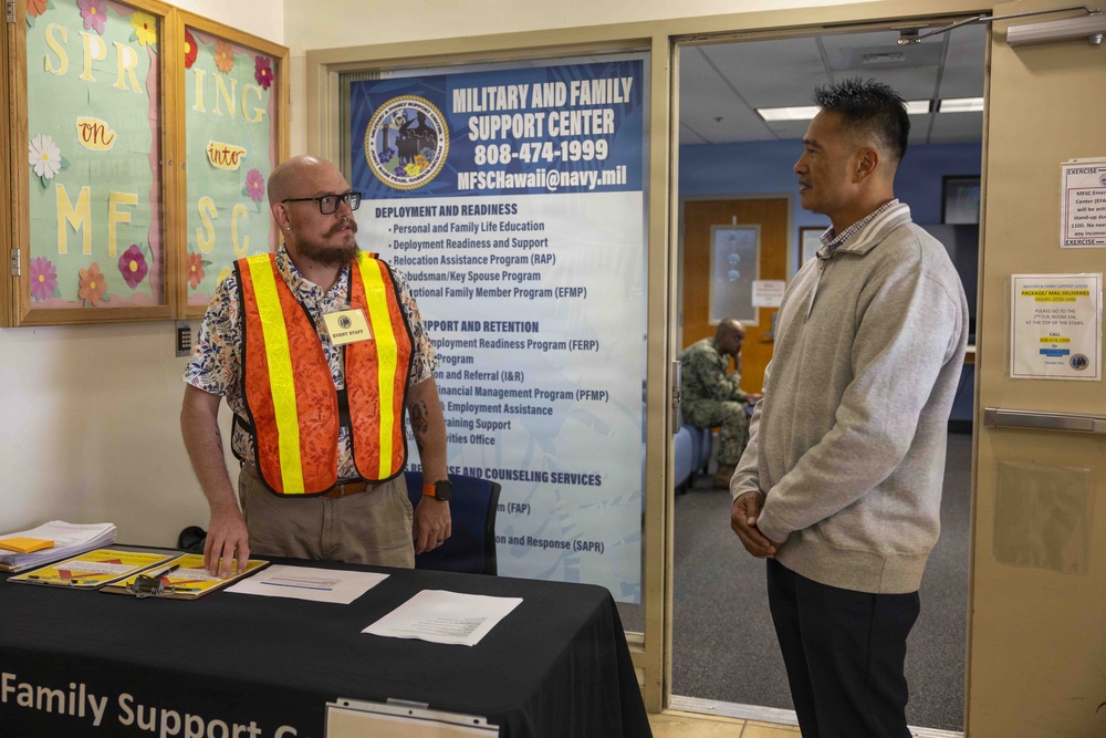 MFSC Hawaii prepares simulated Emergency Family Assistance Center in support of HURREX 2026