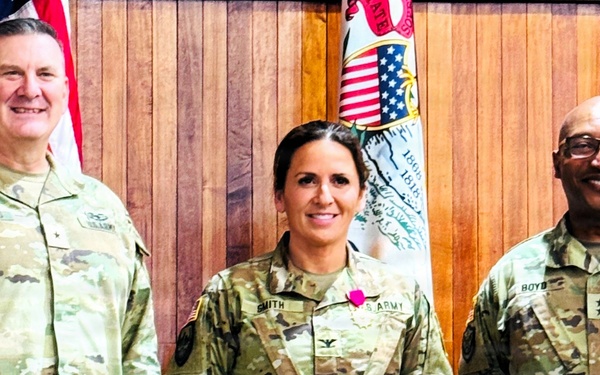 ILLINOIS ARMY NATIONAL GUARD COLONEL AWARDED LEGION OF MERIT FOR TRANSFORMATIVE SERVICE AS STATE JUDGE ADVOCATE