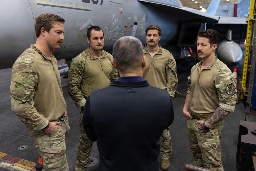 Acting Secretary of the Navy Visits USS Gerald R. Ford (CVN 78)