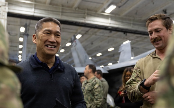 Acting Secretary of the Navy Visits USS Gerald R. Ford (CVN 78)