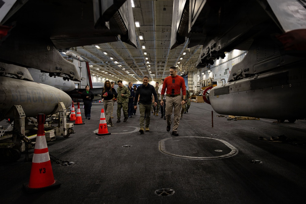 Acting Secretary of the Navy Visits USS Gerald R. Ford (CVN 78)