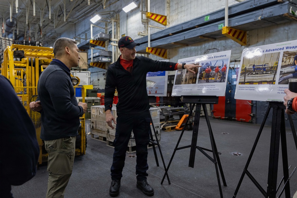 Acting Secretary of the Navy Visits USS Gerald R. Ford (CVN 78)