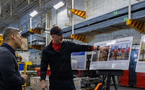 Acting Secretary of the Navy Visits USS Gerald R. Ford (CVN 78)