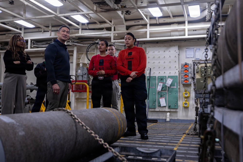 Acting Secretary of the Navy Visits USS Gerald R. Ford (CVN 78)