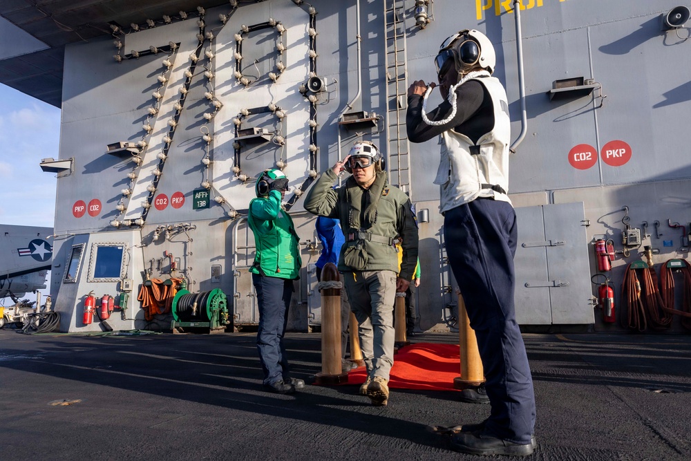 Acting Secretary of the Navy Visits USS Gerald R. Ford (CVN 78)