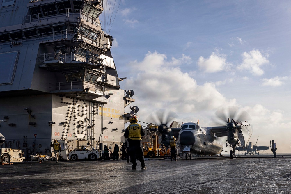 Acting Secretary of the Navy Visits USS Gerald R. Ford (CVN 78)