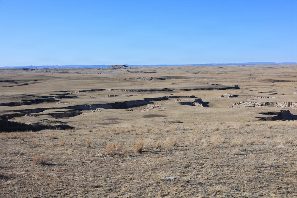 Eroded Buttes Shape the Landscape of Buffalo Gap National Grassland