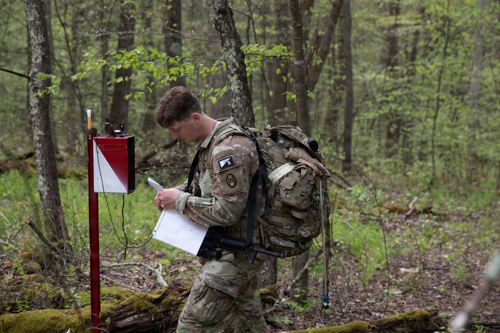 Region II Best Warrior Competitors are tested in Land Navigation