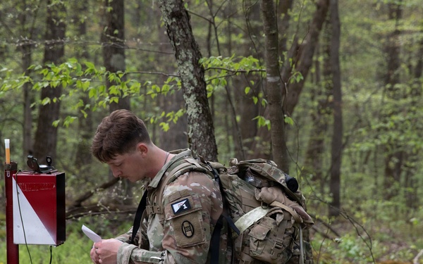 Region II Best Warrior Competitors are tested in Land Navigation