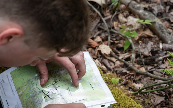 Region II Best Warrior Competitors are tested in Land Navigation