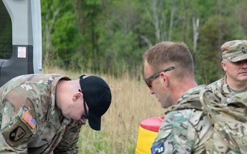 Region II Best Warrior Competitors are tested in Land Navigation