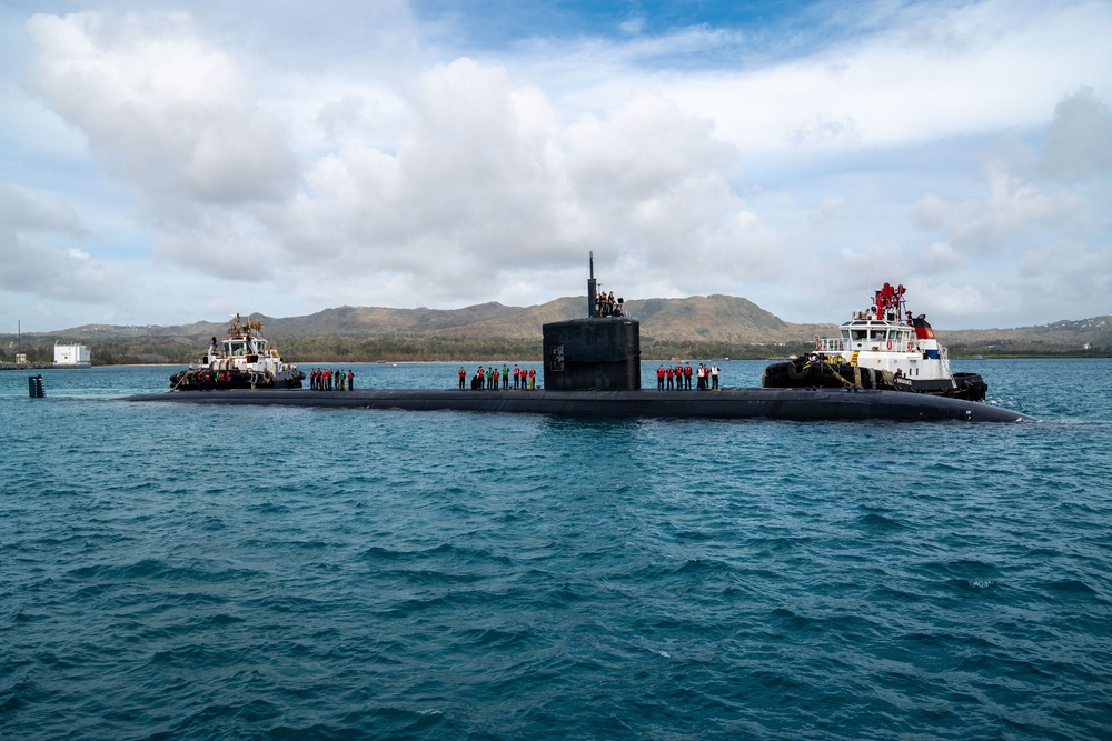 USS Asheville returns to Naval Base Guam