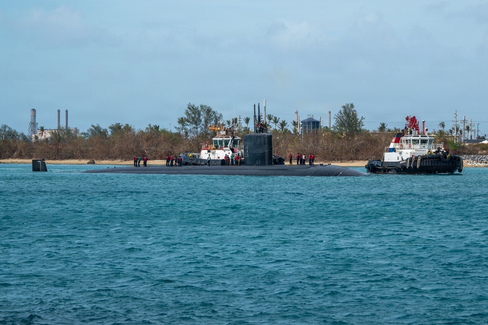 USS Asheville returns to Naval Base Guam